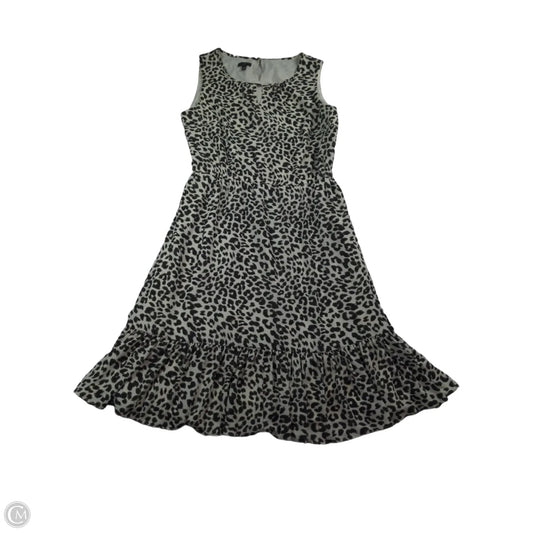 Dress Casual Midi By Talbots In Animal Print, Size: 10