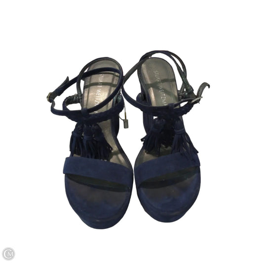 Shoes Designer By Stuart Weitzman In Navy, Size: 8.5