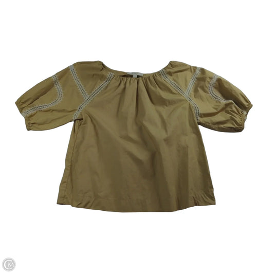 Top 3/4 Sleeve By Loft In Tan