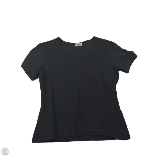 Top Short Sleeve By Clothes Mentor In Black, Size: Xs