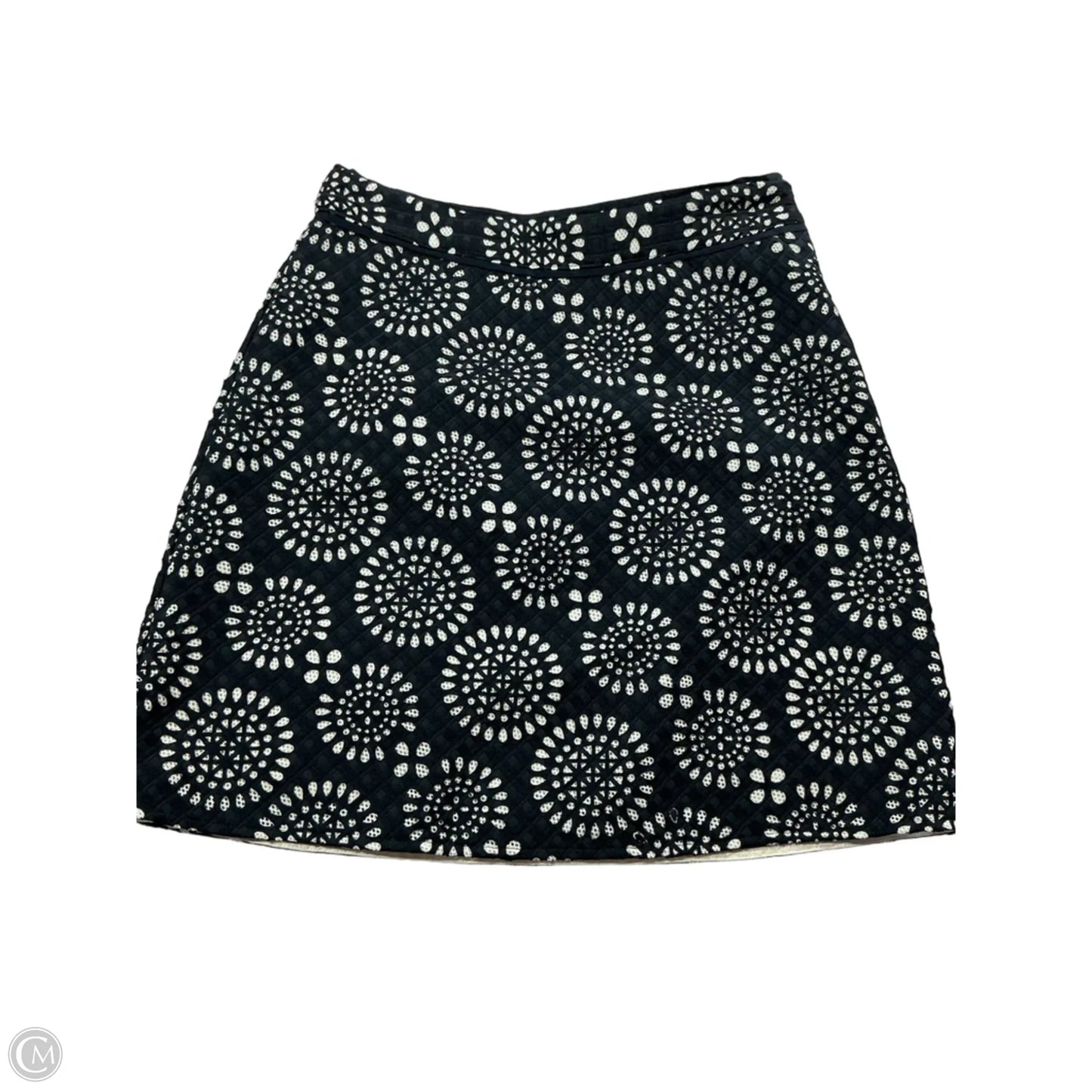 Skirt Mini & Short By Michel Laurence In Blue & White, Size: 2