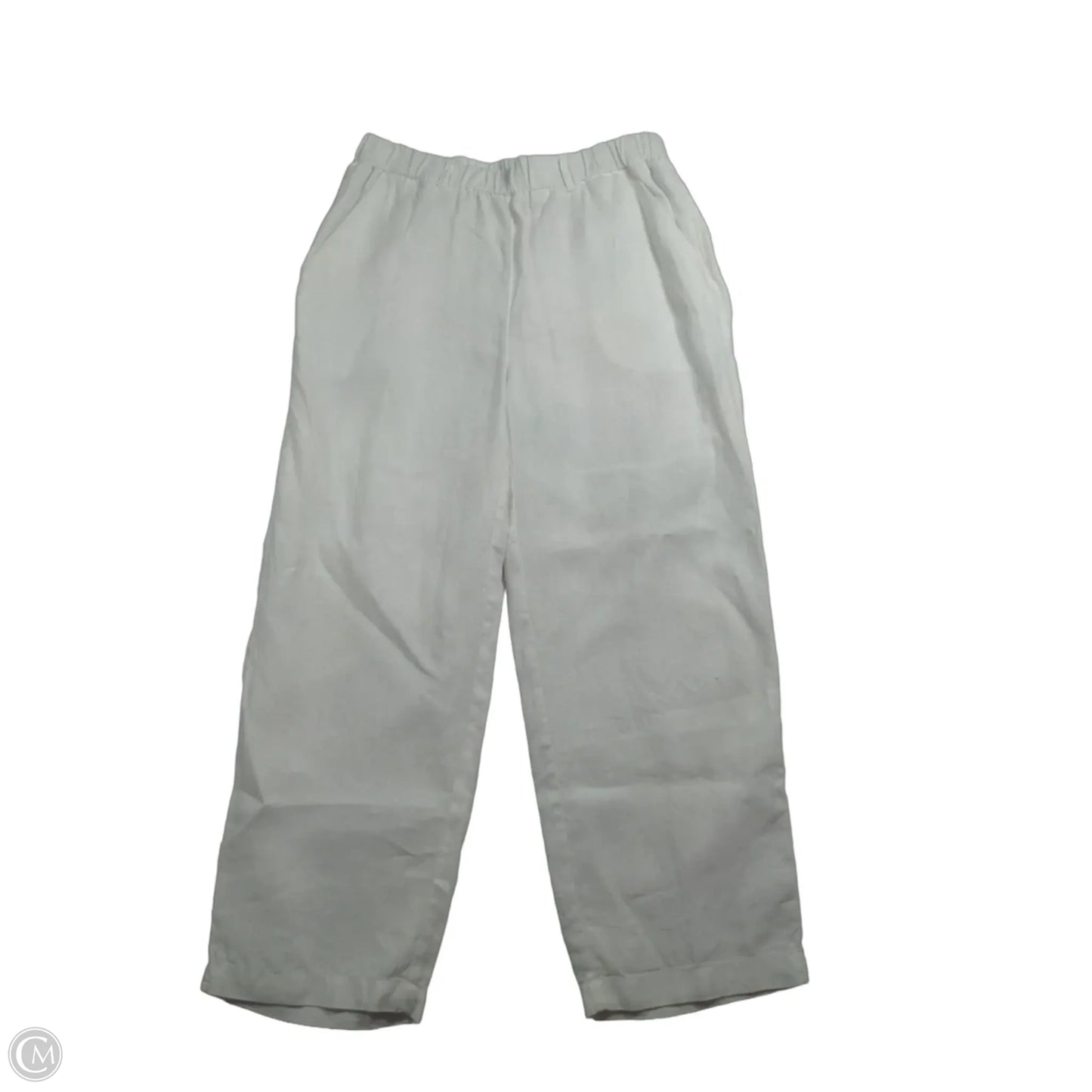 Pants Linen By Quince In White, Size: S