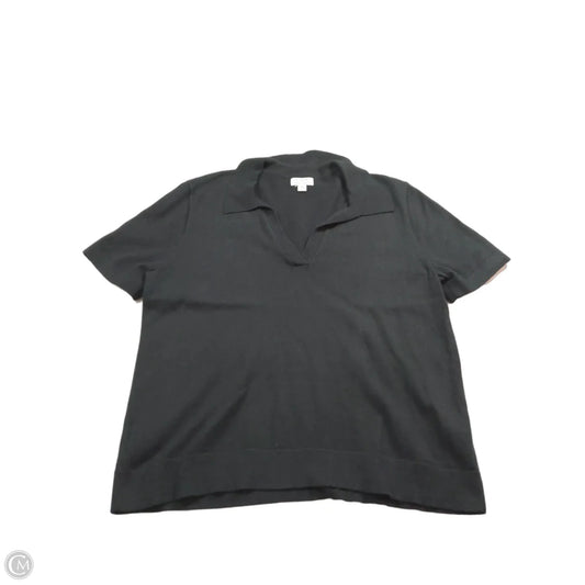 Top Short Sleeve By J. Crew In Black, Size: M