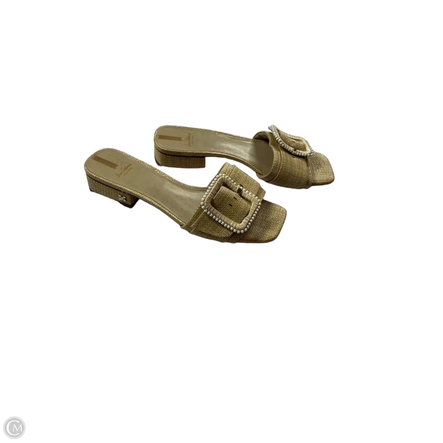 Sandals Heels Kitten By Sam Edelman In Beige, Size: 9
