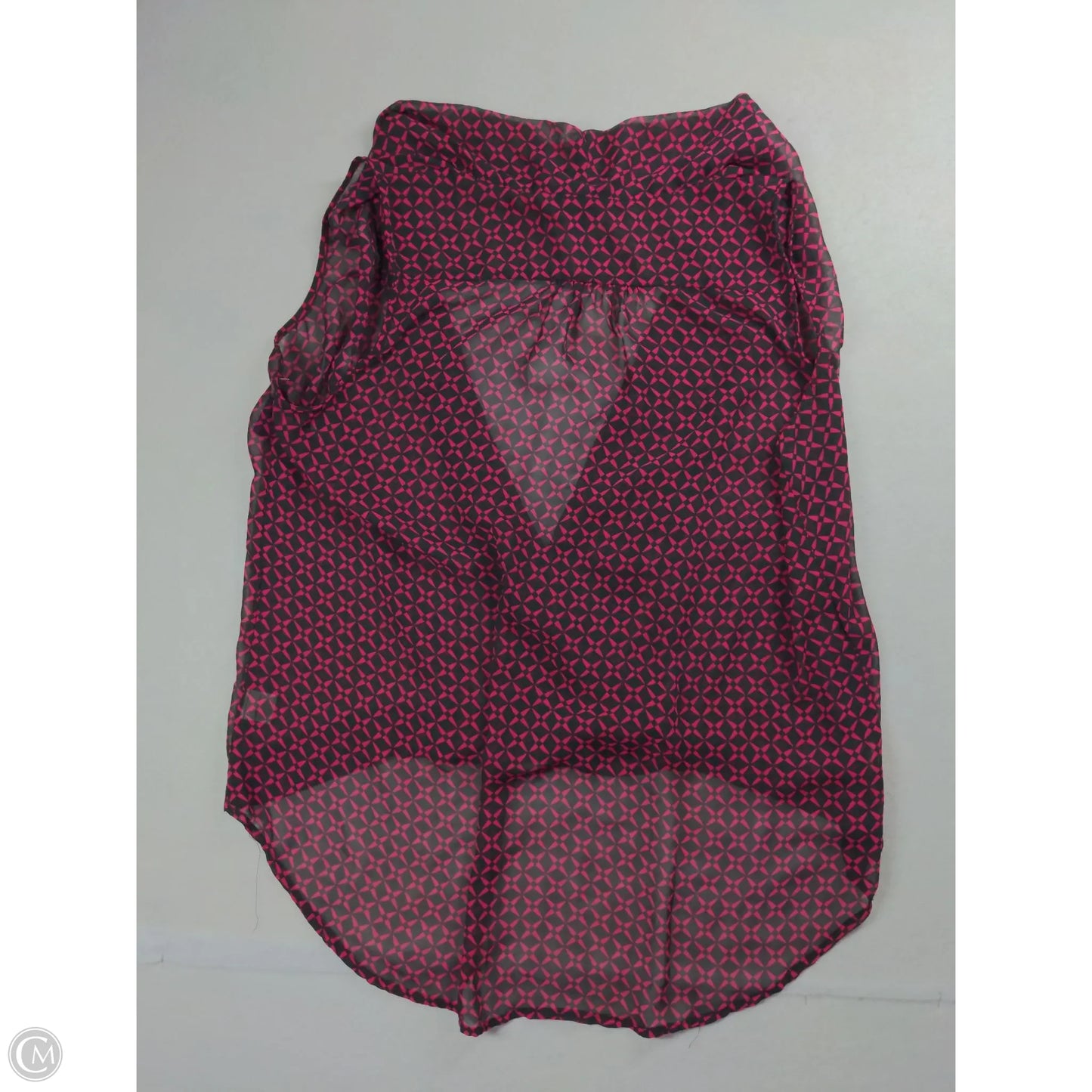 Top Sleeveless By Bobeau In Black & Pink, Size: Xl