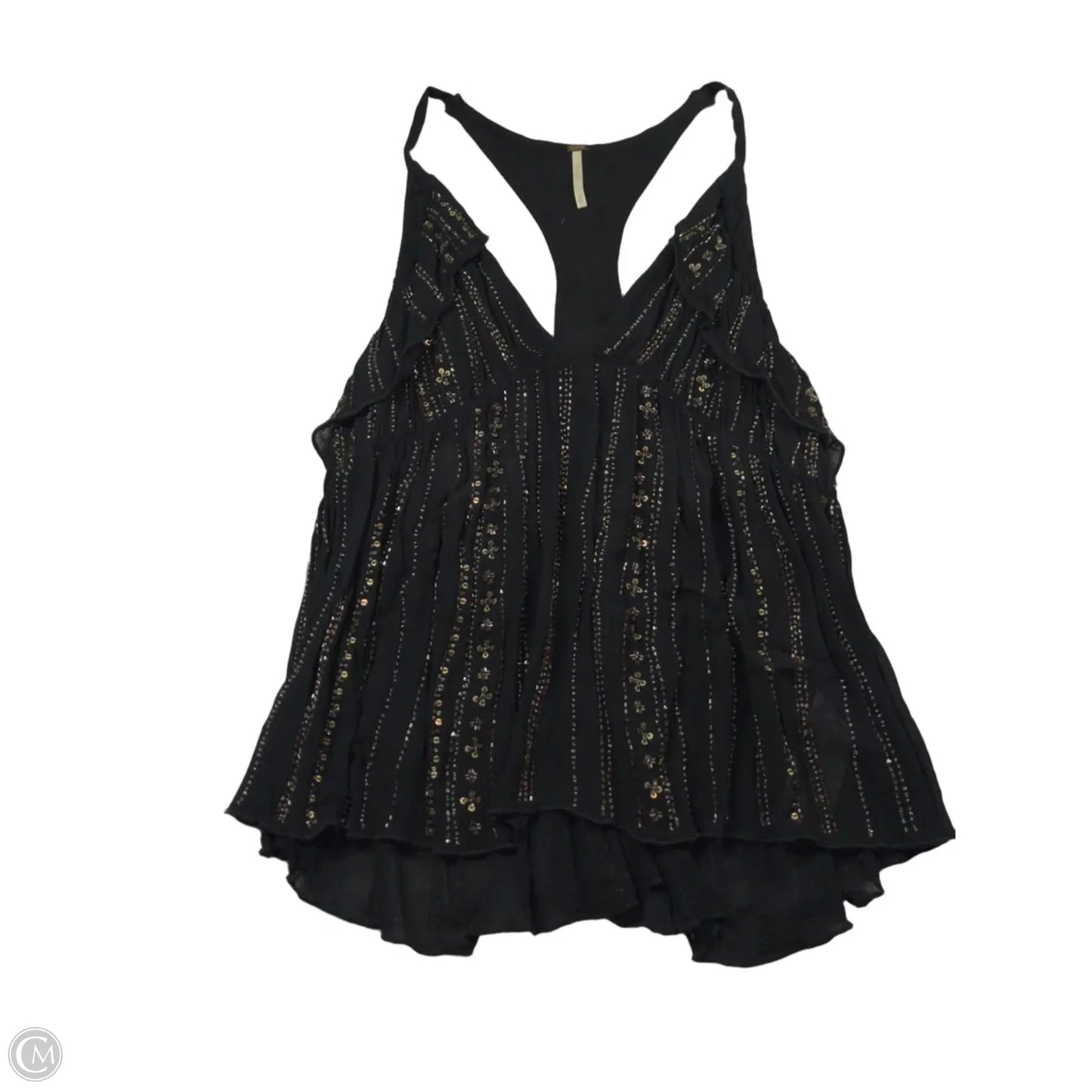 Top Sleeveless By Free People In Black, Size: M