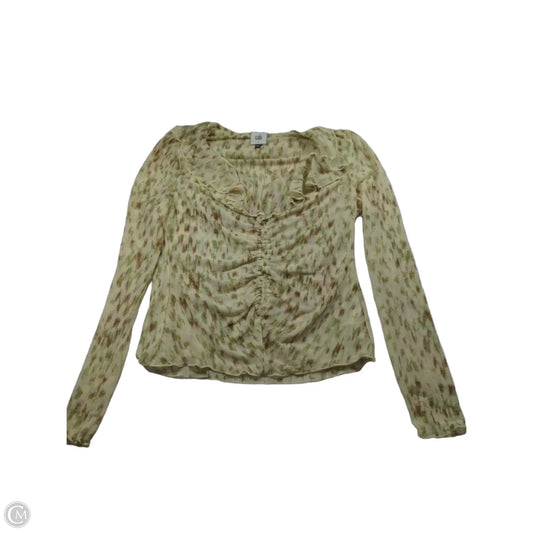 Top Long Sleeve By Cabi In Multi-colored, Size: S