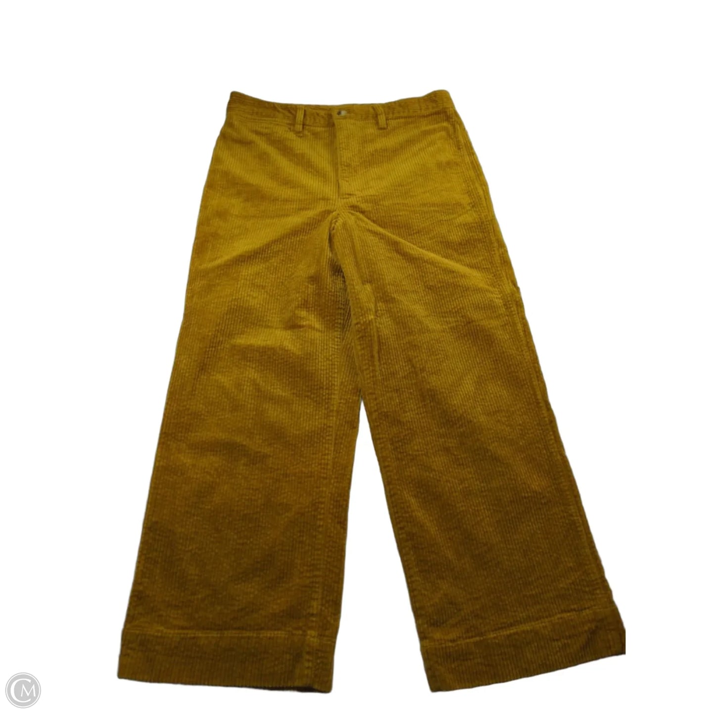 Pants Corduroy By Madewell In Yellow, Size: 30