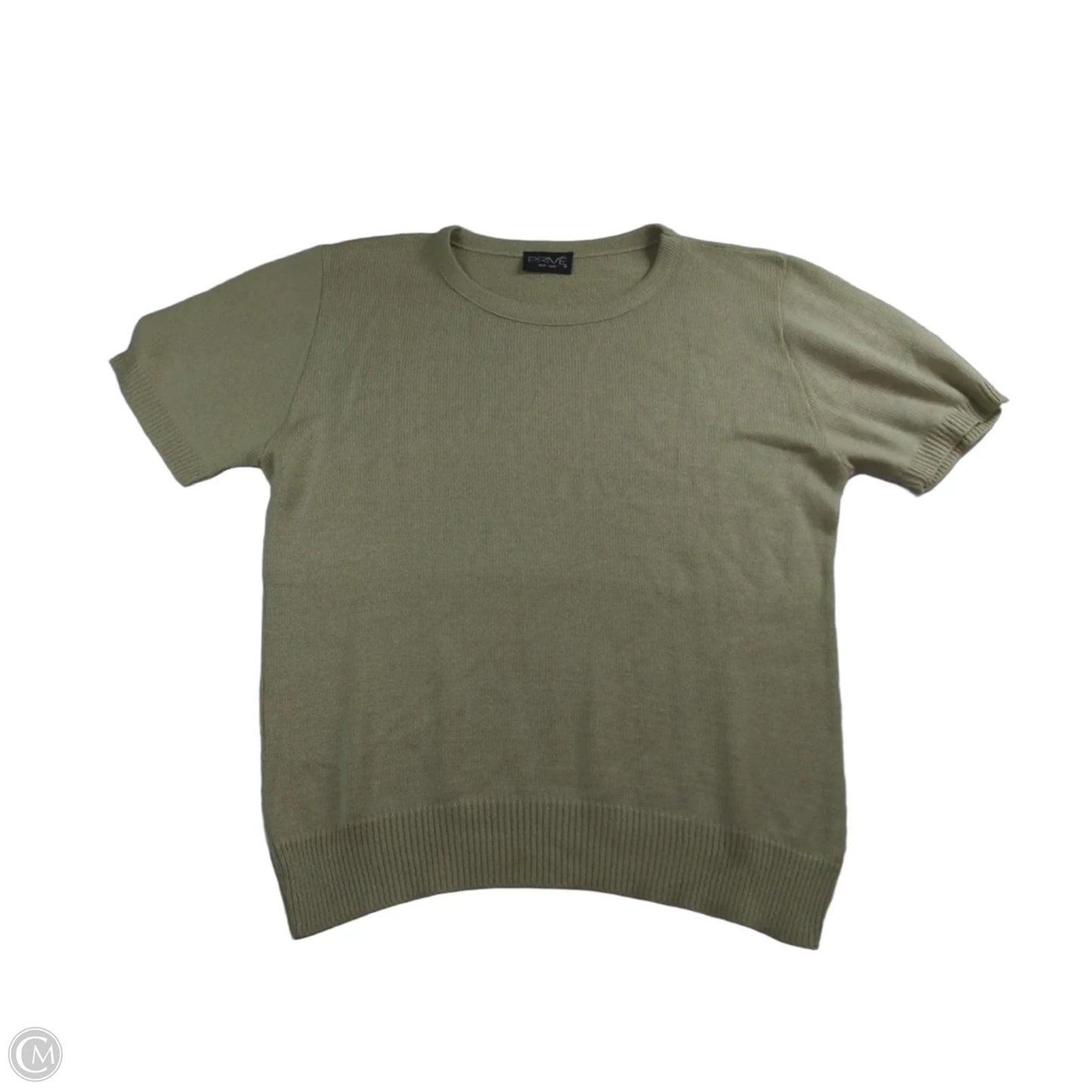 Sweater Short Sleeve By Clothes Mentor In Beige, Size: M