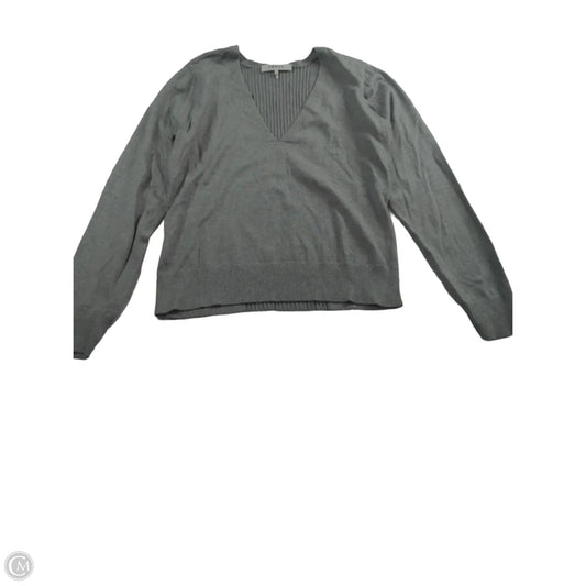 Sweater By Frame In Grey, Size: L
