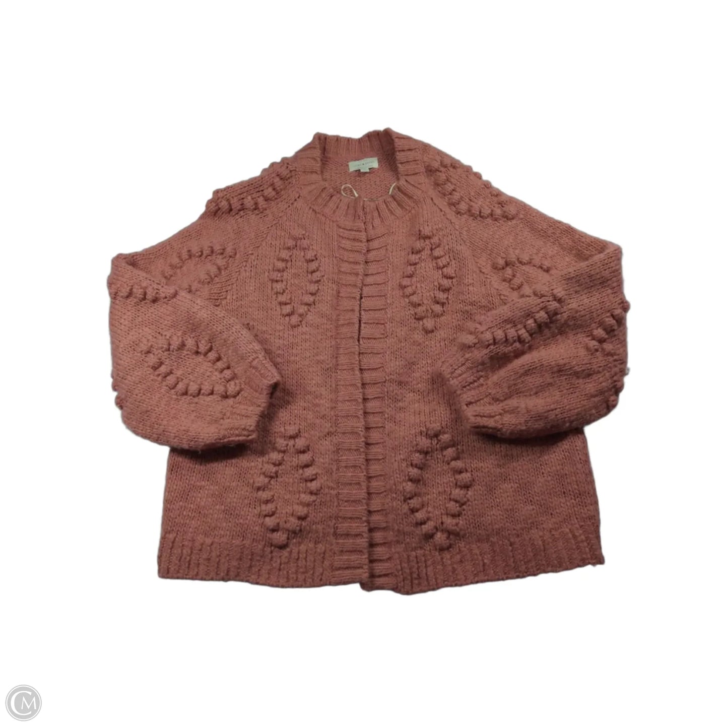 Cardigan By Lucky Brand In Pink, Size: M