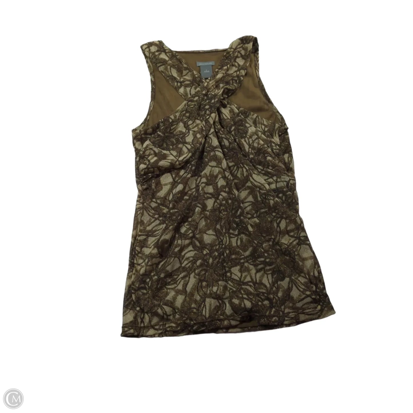 Top Sleeveless By Ann Taylor In Brown, Size: S