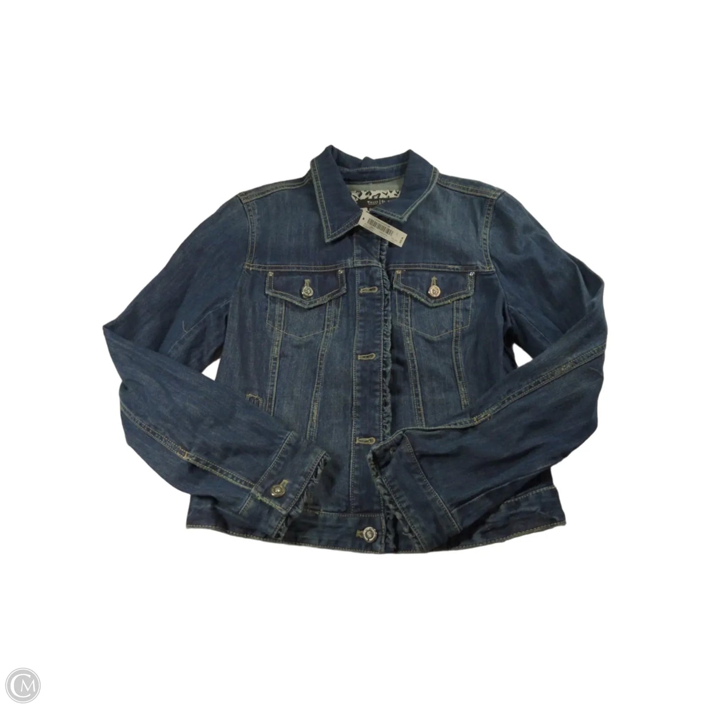 Jacket Denim By White House Black Market In Blue Denim, Size: 6