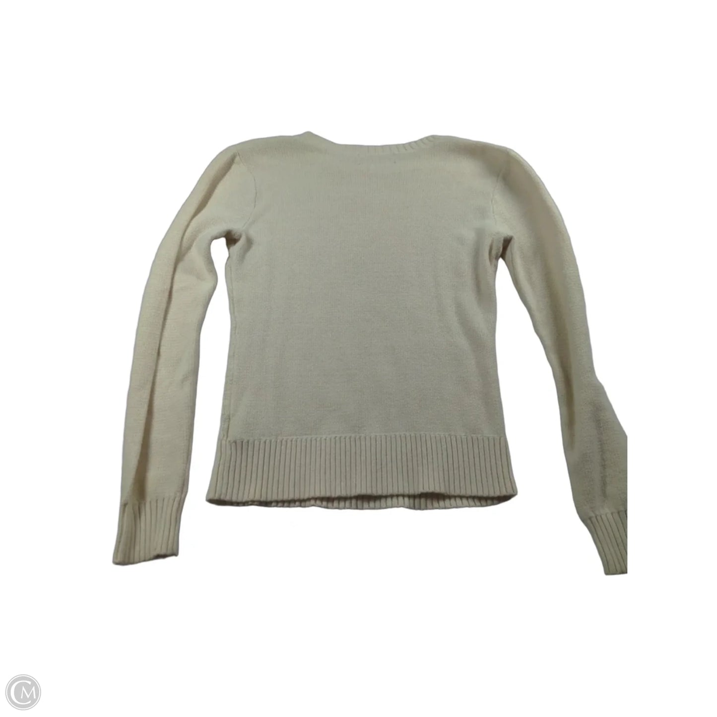 Sweater By Clothes Mentor In White, Size: Xs