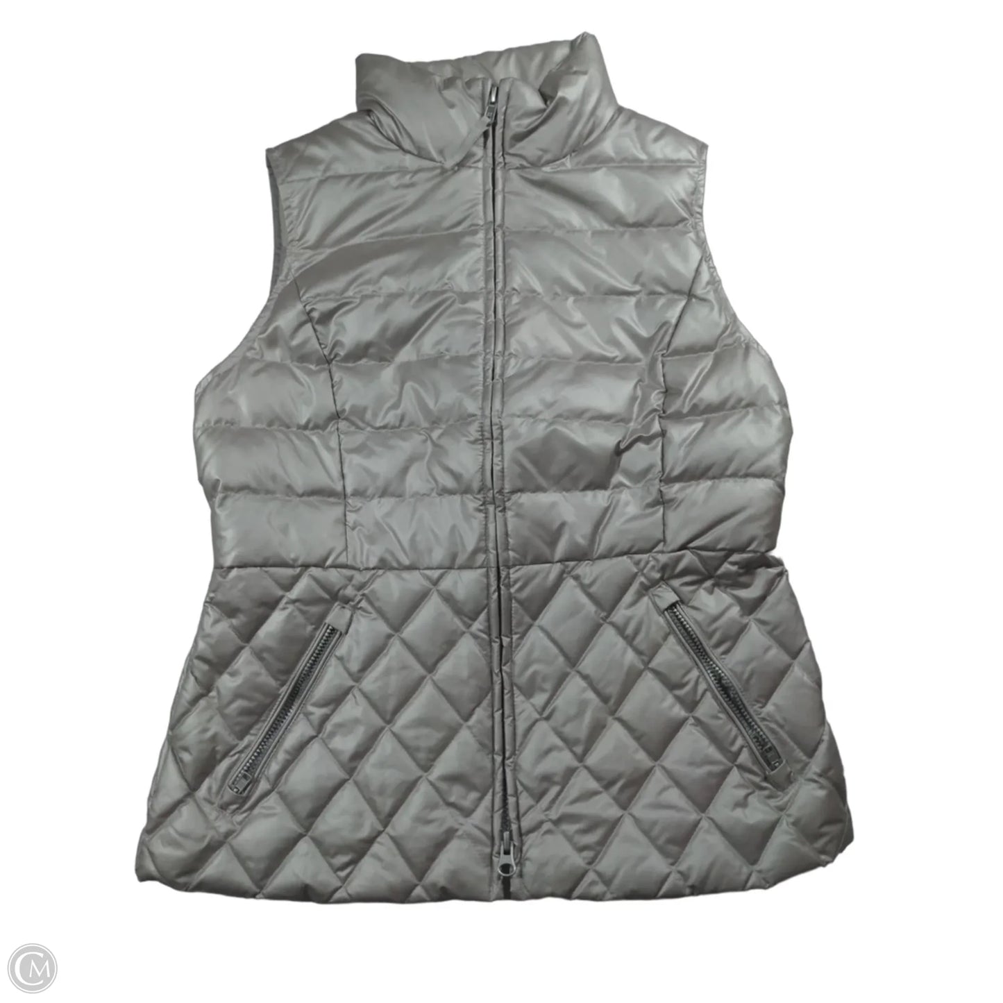 Vest Other By Talbots In Silver, Size: Sp