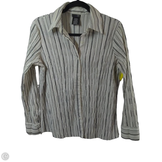 Blouse Long Sleeve By East 5th In Multi-colored, Size: M