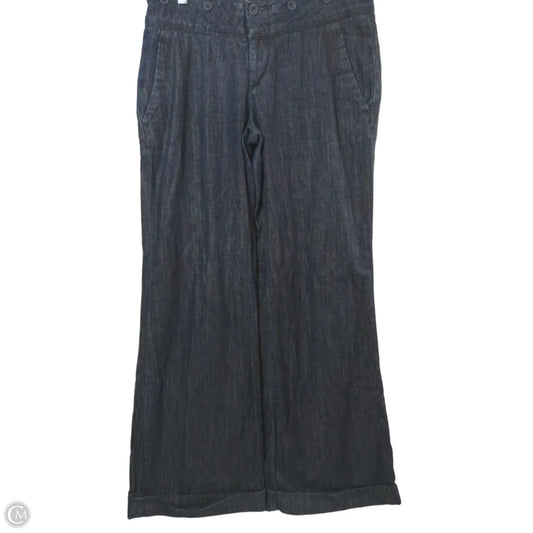 Pants Wide Leg By Banana Republic In Blue Denim, Size: 6