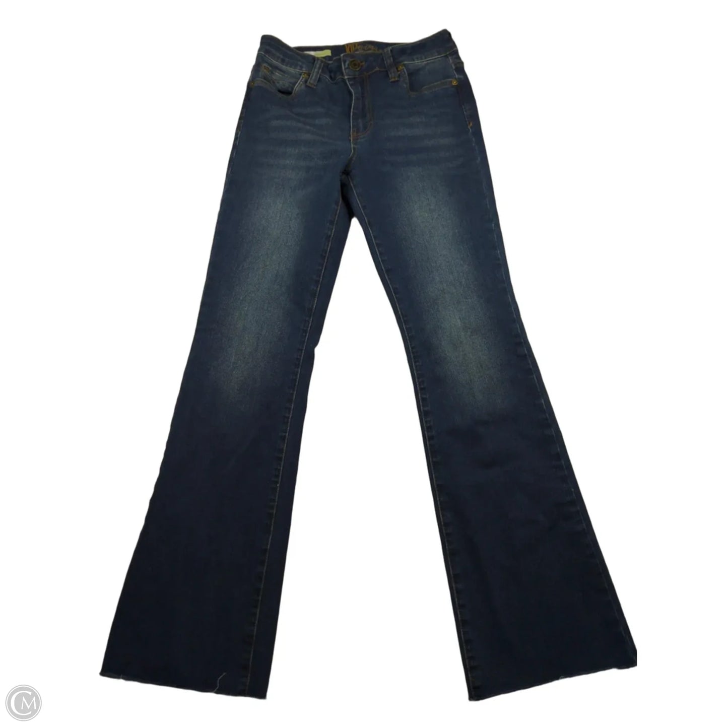 Jeans Straight By Kut In Blue, Size: 4