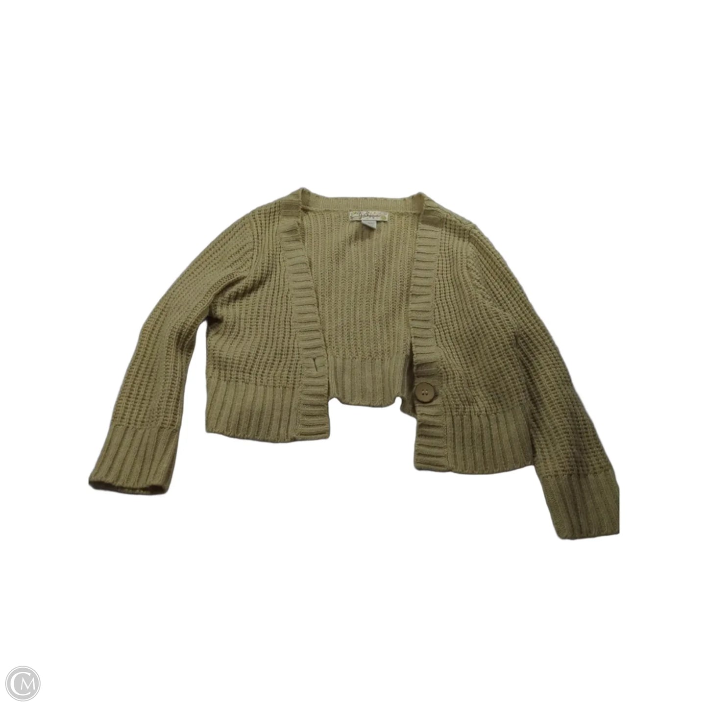 Sweater Cardigan By Younique In Beige, Size: M