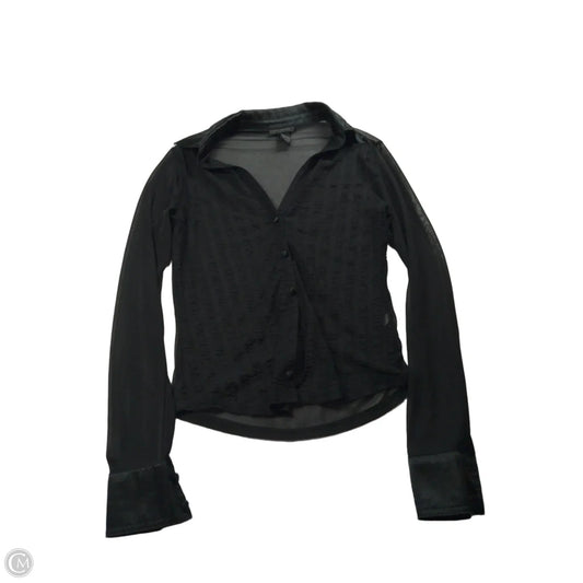 Top Long Sleeve By Clothes Mentor In Black, Size: S