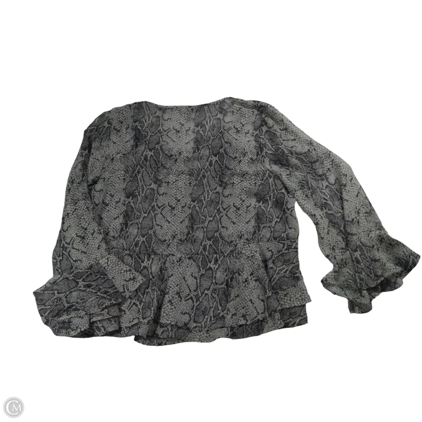 Top 3/4 Sleeve By Banana Republic In Animal Print, Size: Lp