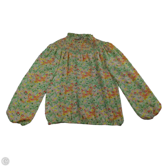 Top 3/4 Sleeve By Loft In Multi-colored, Size: Xs
