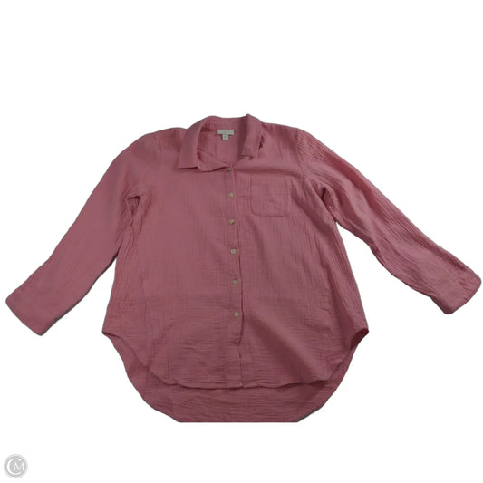 Top Long Sleeve By J. Jill In Pink, Size: Sp