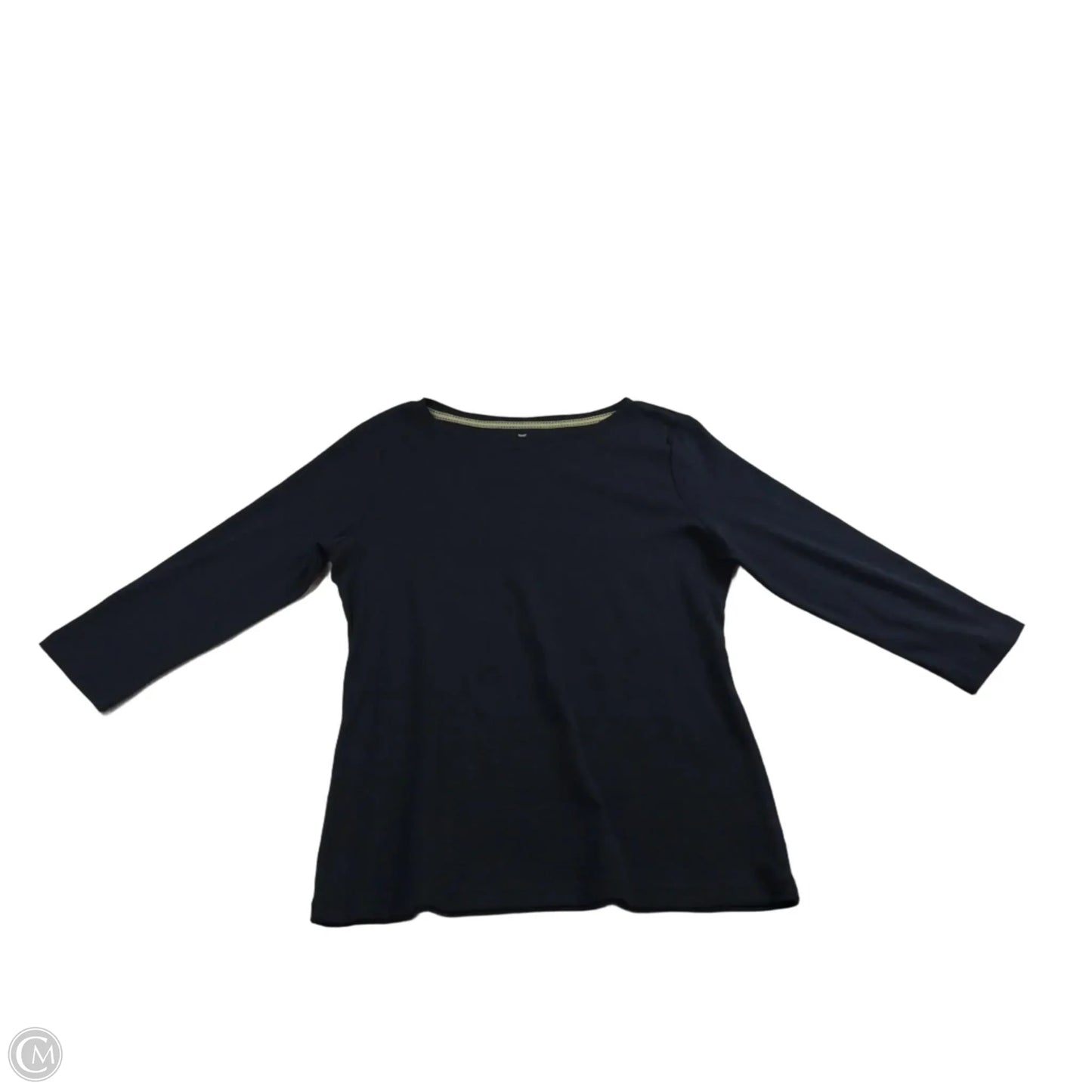 Top Long Sleeve By Talbots In Navy, Size: Mp