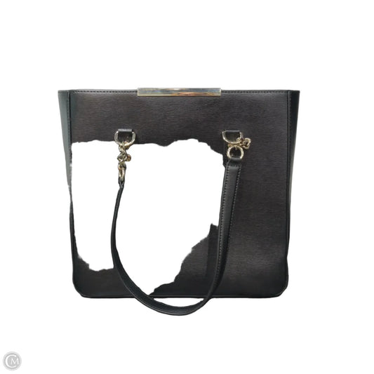 Handbag Leather By Dkny, Size: Large
