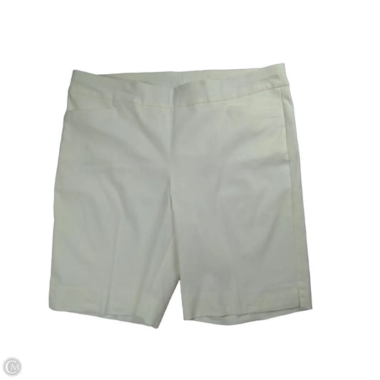 Shorts By Chicos In White, Size: Xl