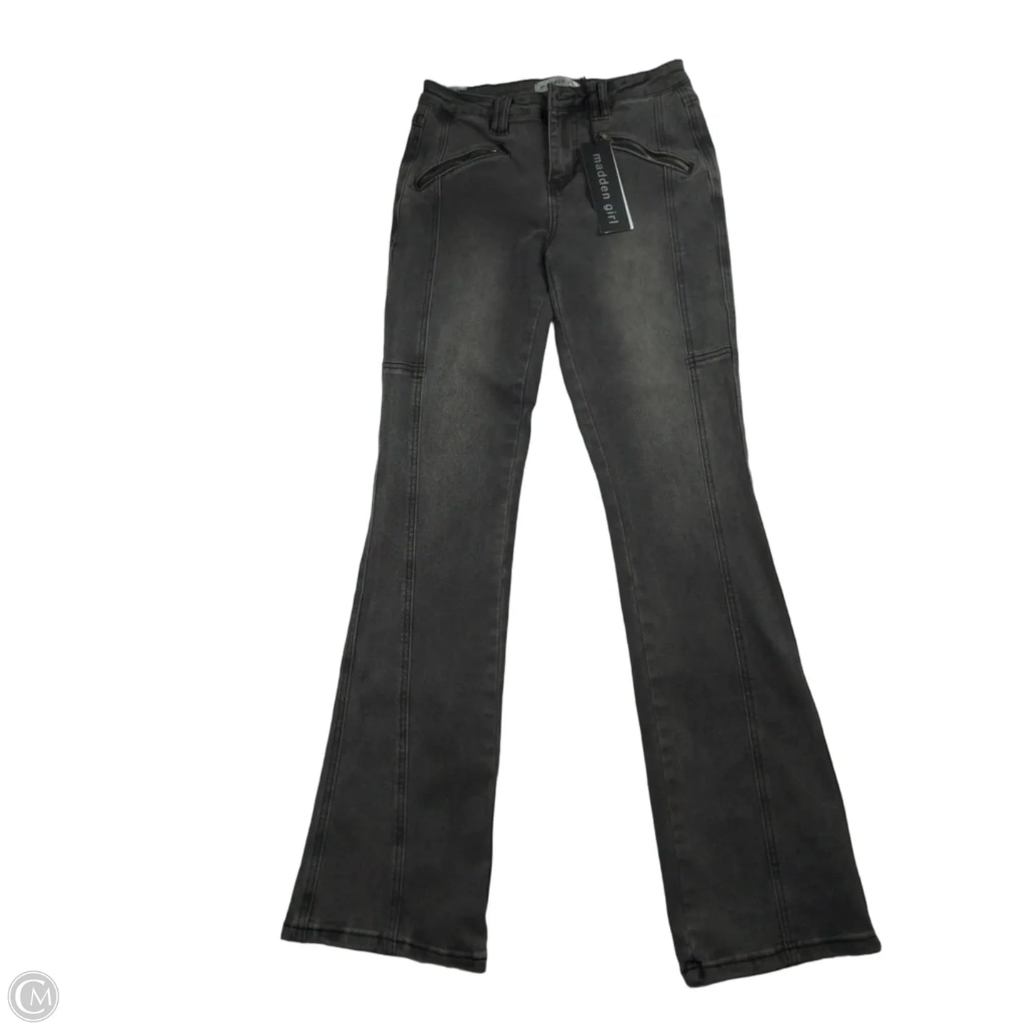 Jeans Boot Cut By Madden Girl In Grey, Size: 4