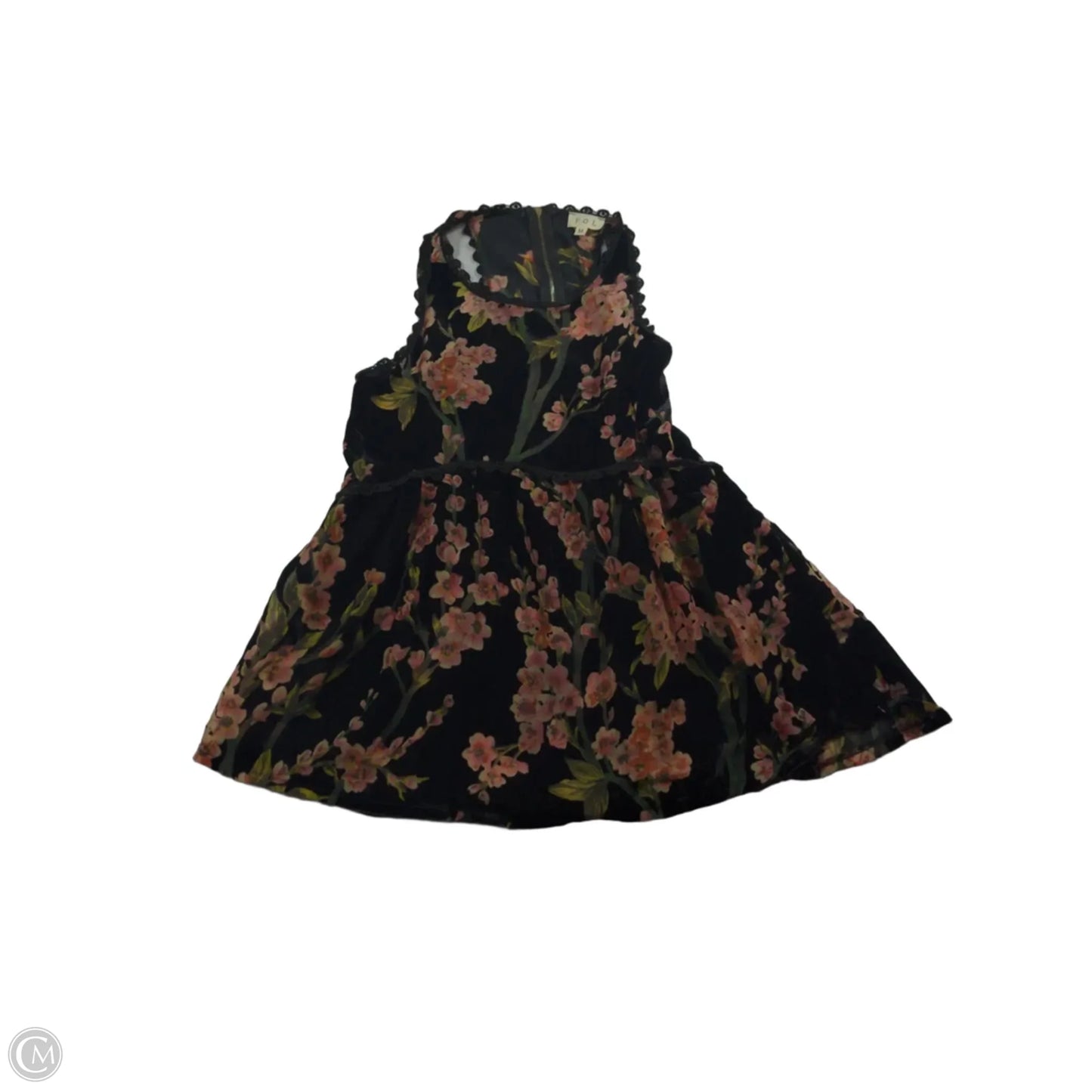Top Sleeveless By Pol In Floral Print, Size: M