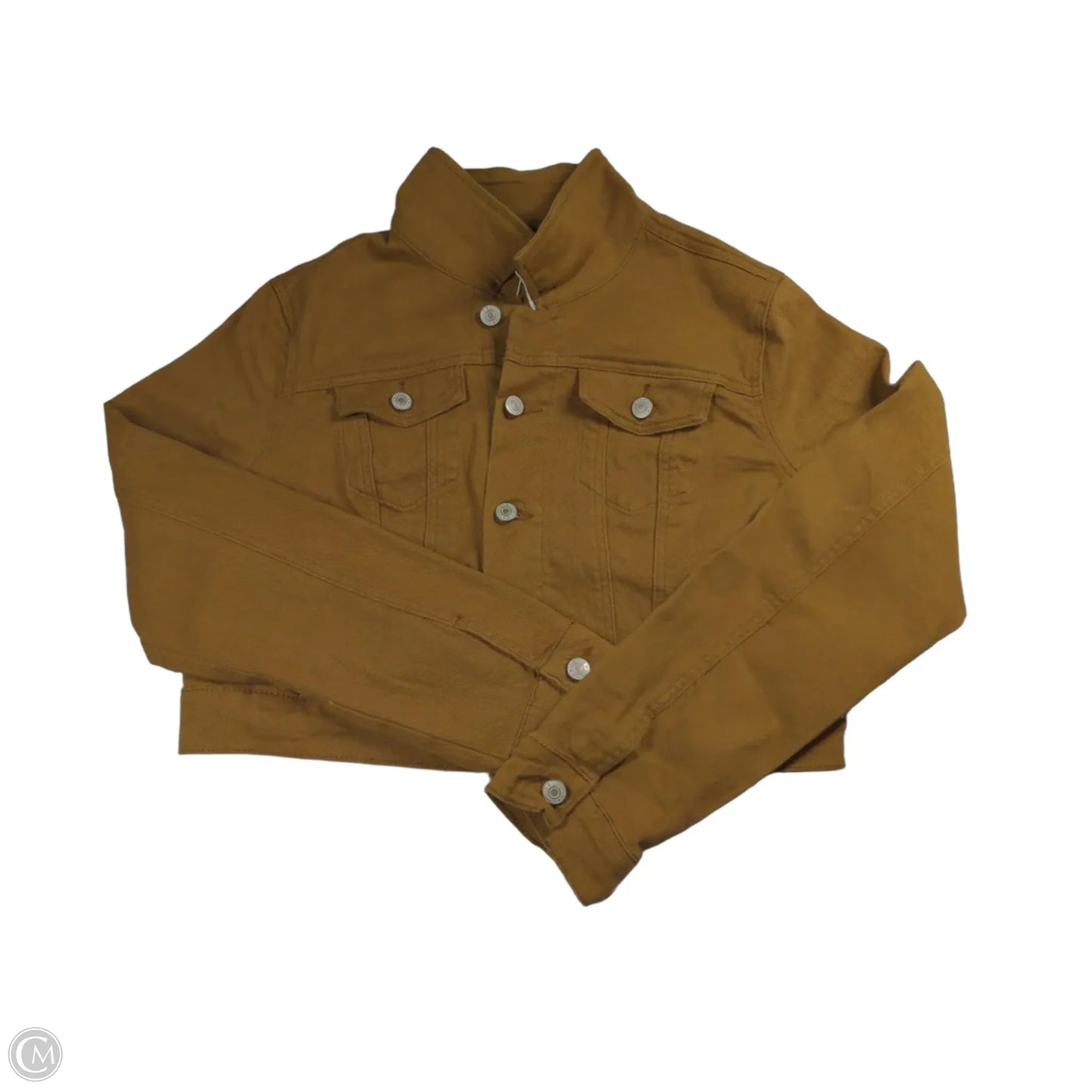 Top Long Sleeve By Clothes Mentor In Brown, Size: M