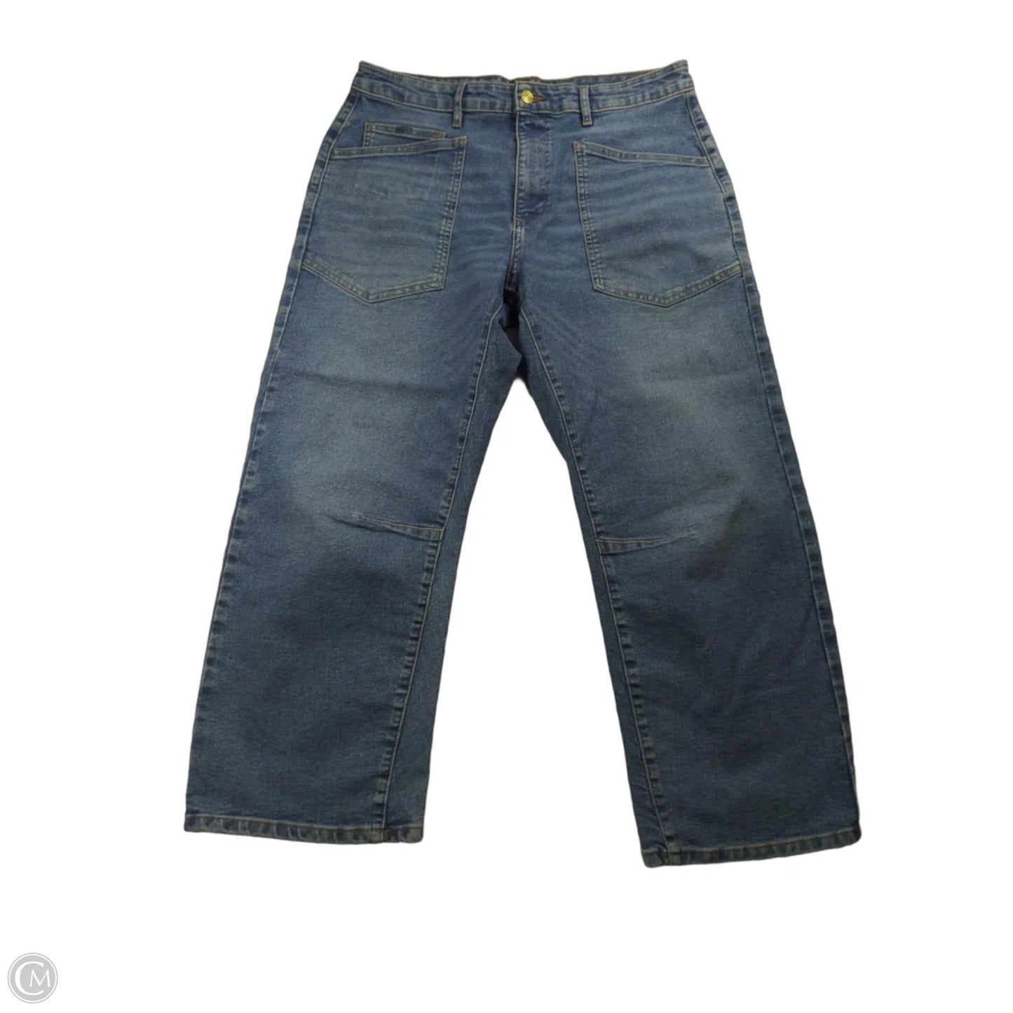 Jeans Straight By Bcbg In Blue, Size: 12