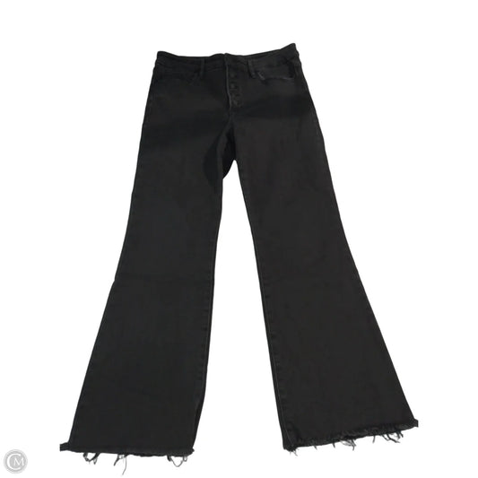 Jeans Straight By Good American In Black, Size: 10