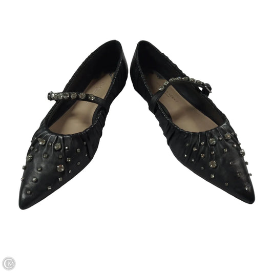 Shoes Flats By Clothes Mentor In Black, Size: 9.5