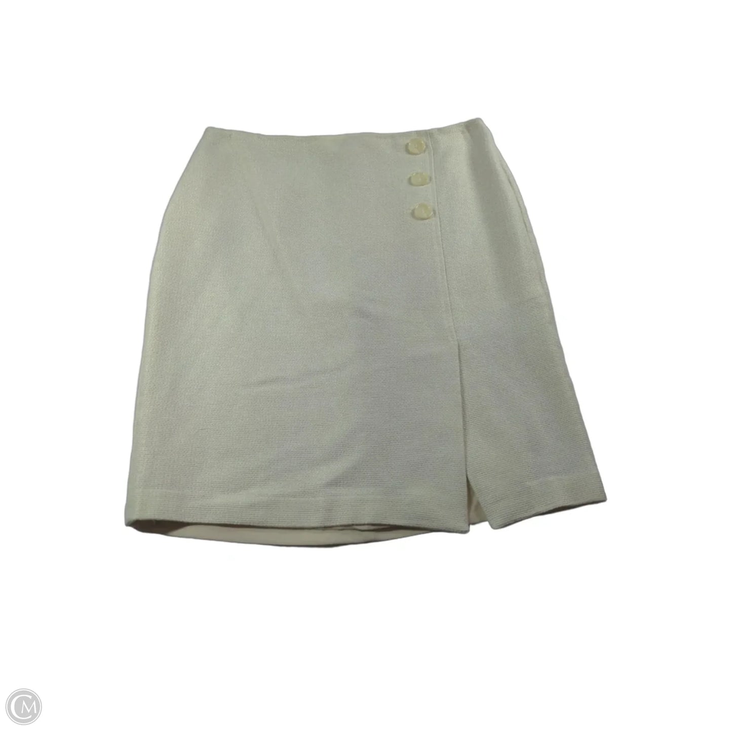 Skirt Midi By Ann Taylor In White, Size: 14