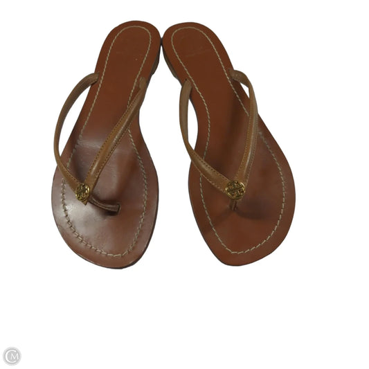 Shoes Designer By Tory Burch In Brown, Size: 10