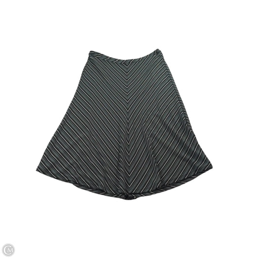 Skirt Midi By Loft In Striped Pattern, Size: Mp