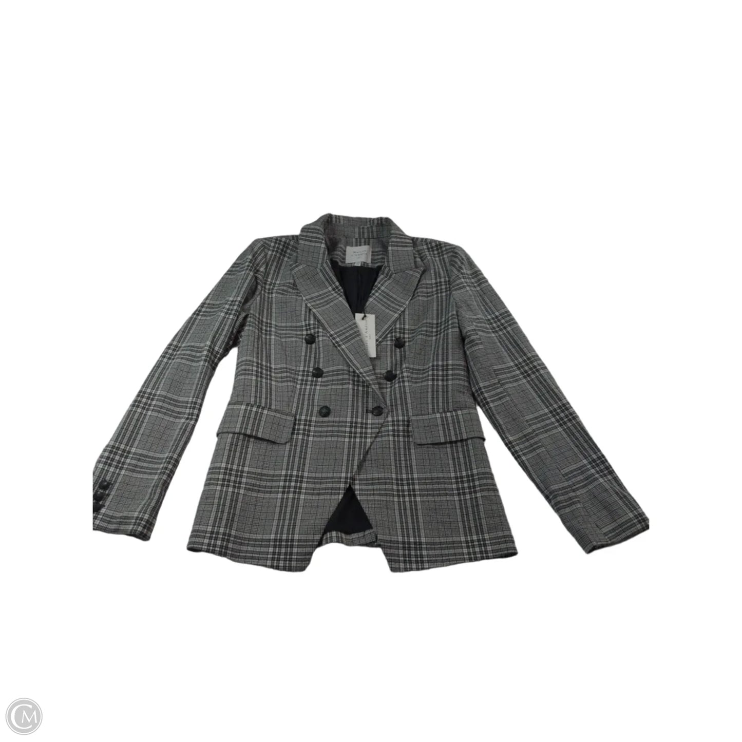 Blazer By Maison Damelie In Black & White, Size: M