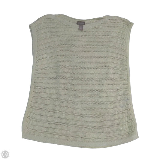 Top Short Sleeve By Chicos In Cream, Size: 0