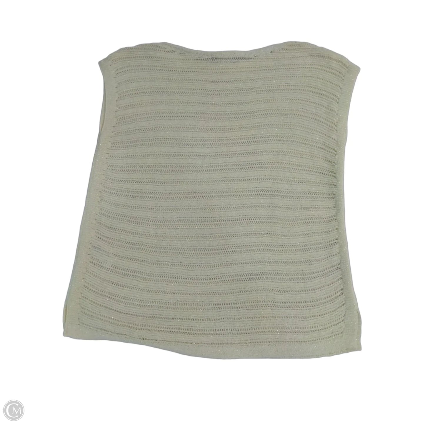 Top Short Sleeve By Chicos In Cream, Size: 0