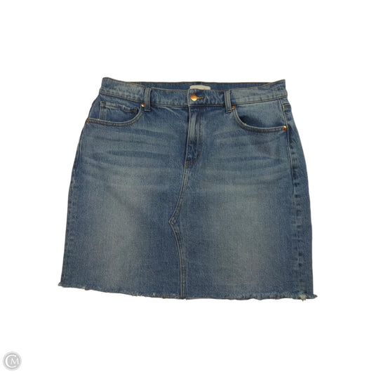 Skirt Mini & Short By Evereve In Blue, Size: L