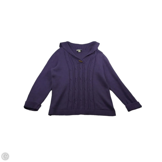 Sweater By Christopher And Banks In Purple, Size: M