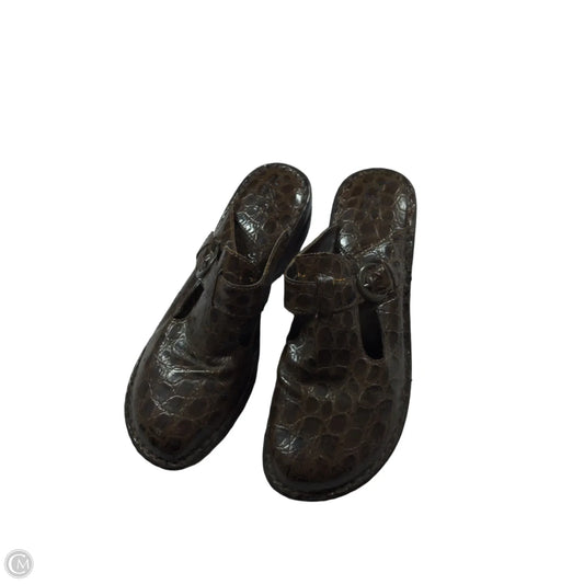 Shoes Heels Block By Boc In Brown, Size: 10