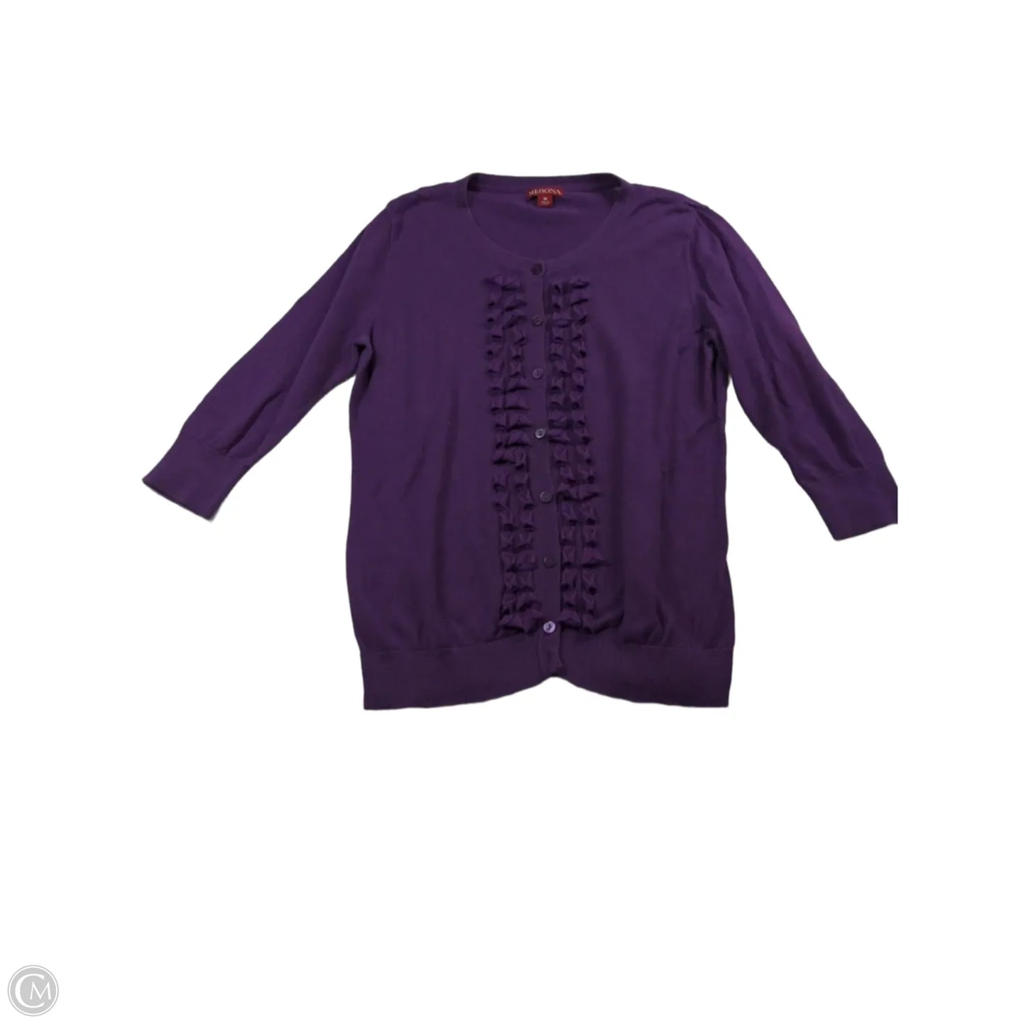 Cardigan By Merona In Purple, Size: M