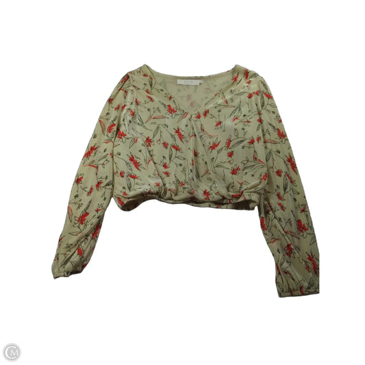 Top Long Sleeve By Astr In Multi-colored, Size: M