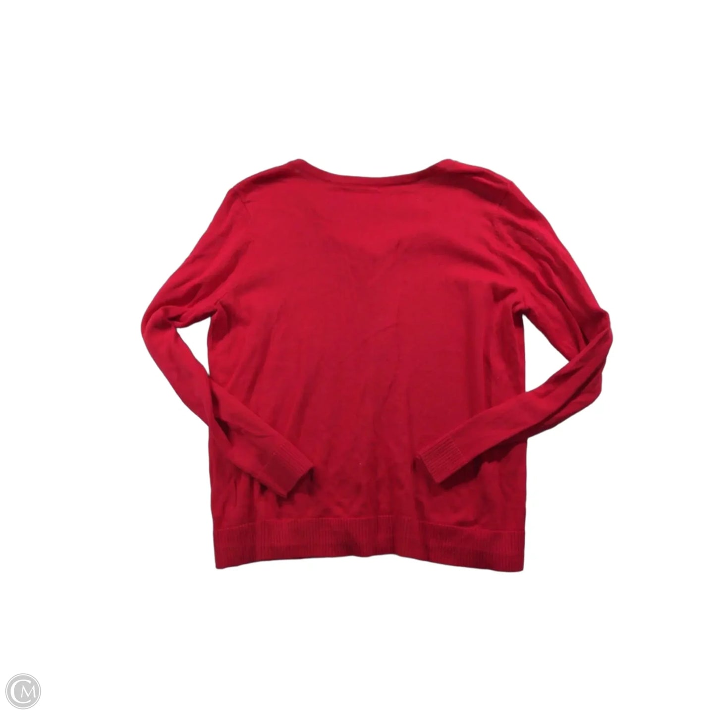 Cardigan By Christopher And Banks In Red, Size: L