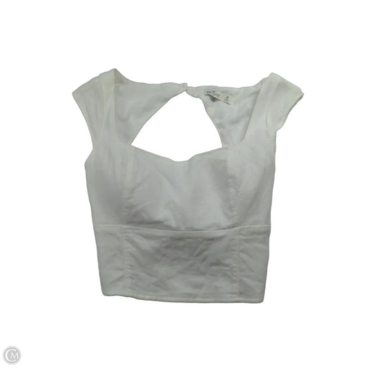 Top Sleeveless By Hollister In White, Size: M