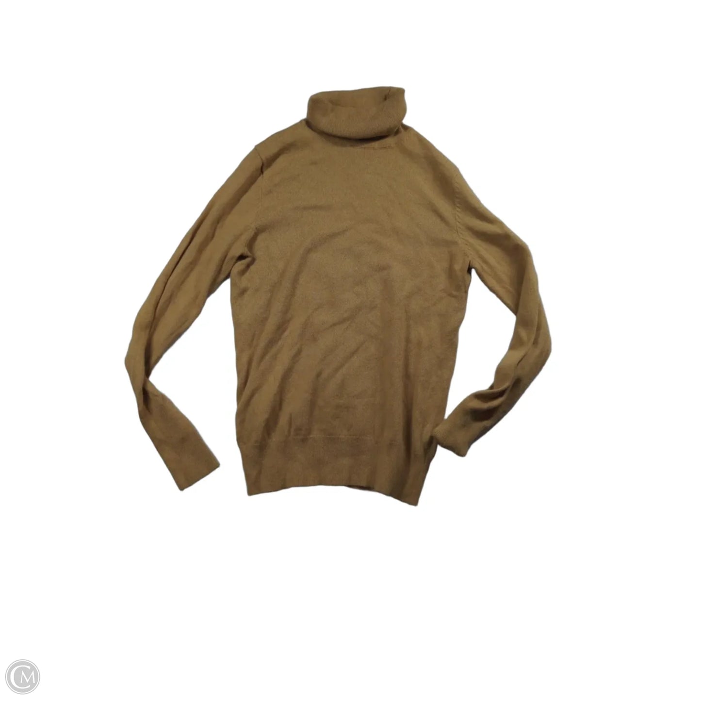 Top Long Sleeve Basic By Ann Taylor In Beige, Size: S